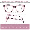 ZONLON 4 Pack Progressive Multifocus Reading Glasses for Women Spring