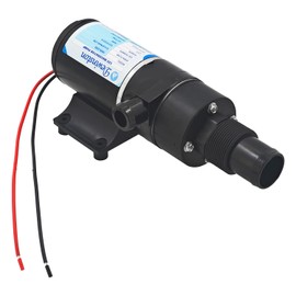 Dewinston 12V Macerator Pump Compatible with Jabsco 18590-2092, 12 GPM Waste Pump with Self-Priming, Run-Dry Protection, for RV, Marine, Boat, Toilet, Kitchen Drain