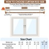 SIMEWIN White Curtain Rods for Windows 72 to 144 Inches