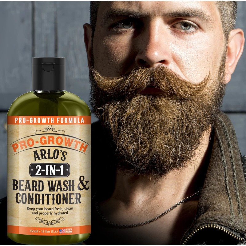 Arlo's 2-in-1 Beard Wash and Conditioner 12 oz. - Pro