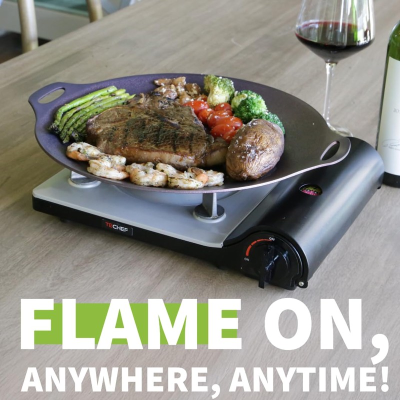 TECHEF - AGNI Portable Butane Gas Stove Burner, Camp Stove,