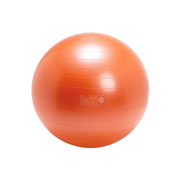 Gymnic Plus 65 Exercise Ball, Orange