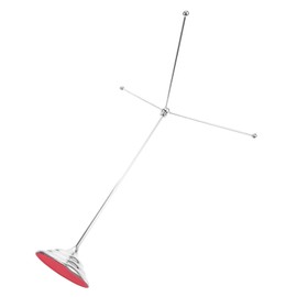 Kisangel 1set Stable Metal Flag Stand Holder for Desk of Flagpole Base for Conference Room Office and Events Portable Easy to Install for Various Desktop Flags