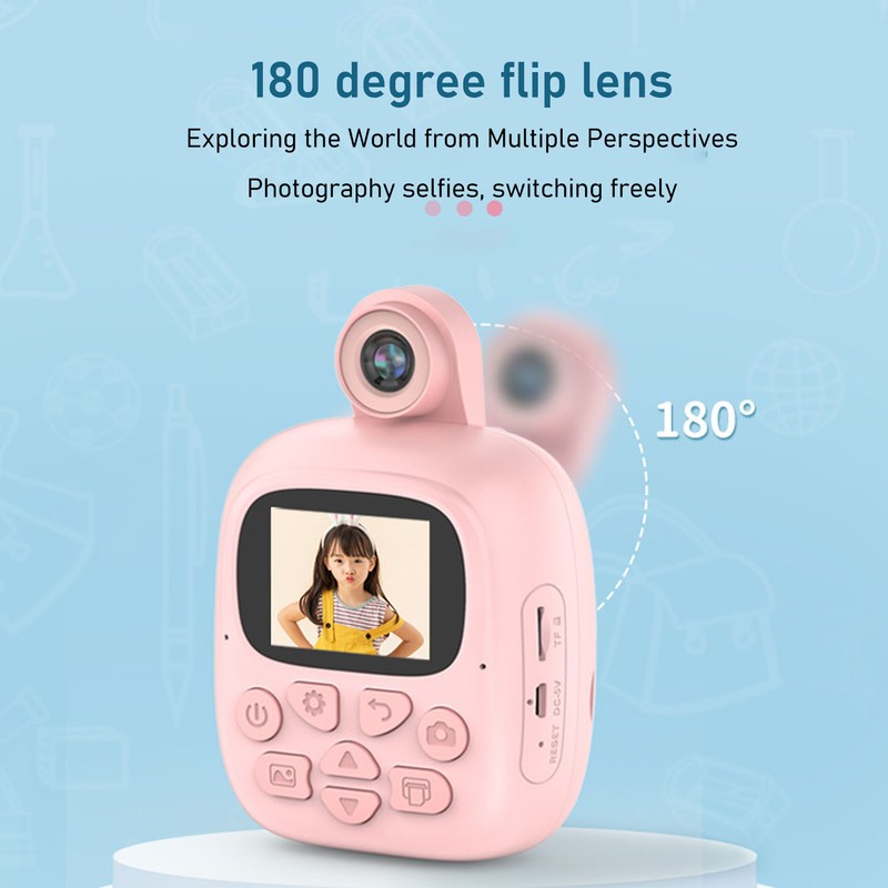24MP Kids Digital Print Camera 2.0 Inch Screen Multi Zoom