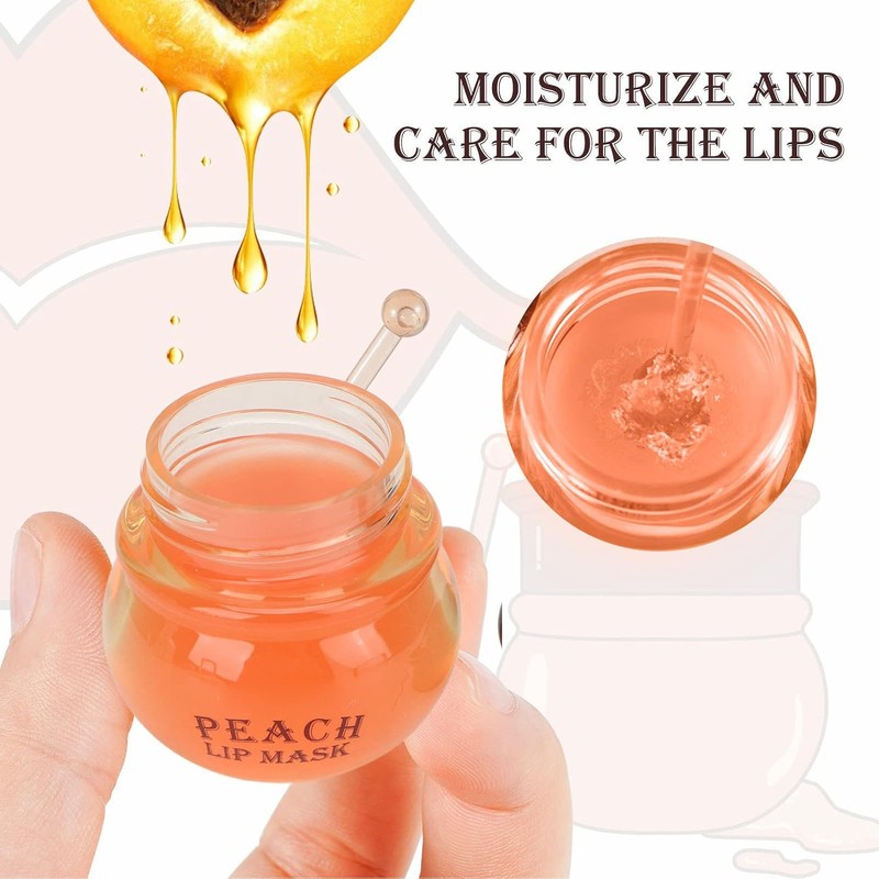 Mascarilla labial de 0,4 oz, hidratante, reparadora de líneas descoloridas,