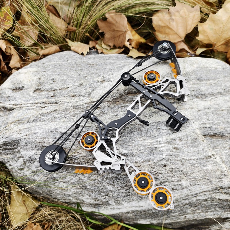 10.9" Mini Archery Bow Set 10 Lbs Mini Compound Bow