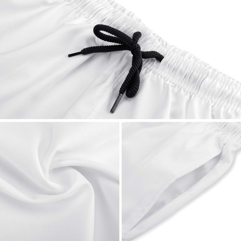 BUGKHD Checkerboard Modern Black Checkered Pattern Men's Summer Beach Shorts,