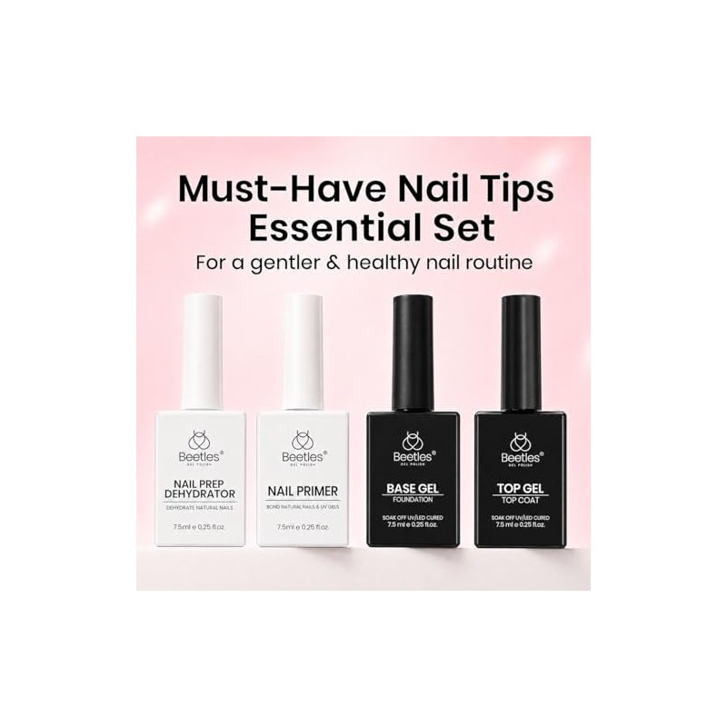 beetles Gel Polish Kit de Uñas Postizas Prefabricadas Beetles Tipex