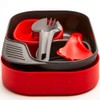 Wildo Camp-A-Box Duo Light 6657 Unisex Crockery Set, Orange, One