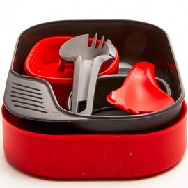 Wildo Camp-A-Box Duo Light 6657 Unisex Crockery Set, Orange, One Size