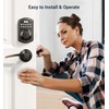 Veise Fingerprint Door Lock with 2 Lever Handles - Keyless