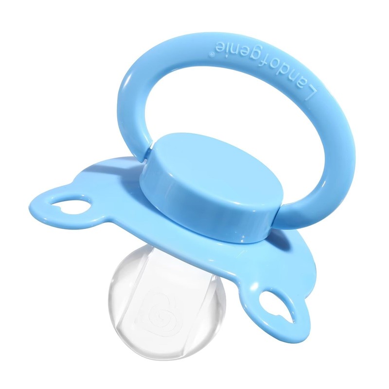 Landofgenie Adult Size Dummy Large Teat Shield Dummy Blue