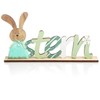 com-four® Decorative Easter Stand-Up Display, Decorative Lettering for Easter, Self-Standing