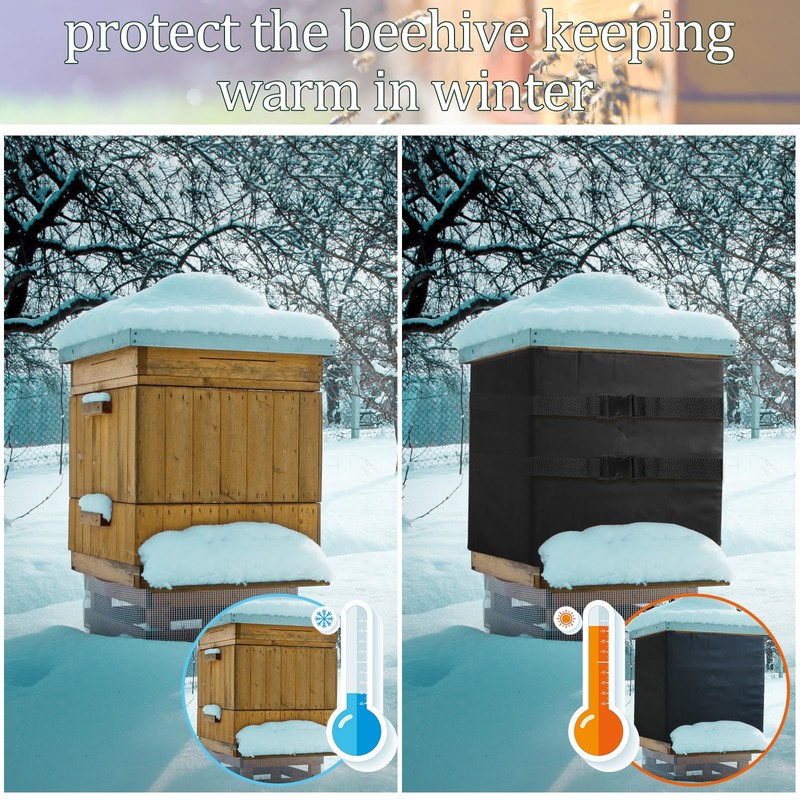 10 Frame Winter Bee Hive Wrap,3 Layer Thickened 600D Oxford