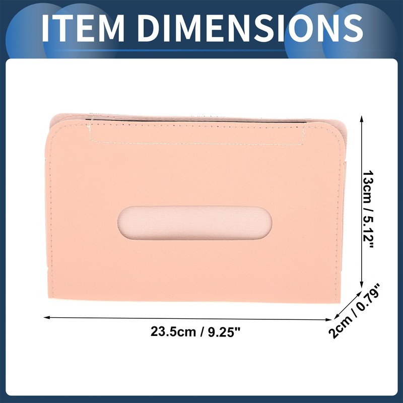 INFINAUTO Car Tissue Holder, Auto Sun Visor Napkin Holder, Car