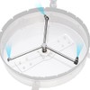 BOCOM Washer Replacement Integrated Rotary Rod Rotating Spray Arm with