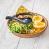 Cididu Set of 8 Asian Soup Spoon Ceramic, Blue Chinese