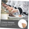 BUGUUYO Culinary Tweezers Kitchen Tools Stainless Steel Food Clips for