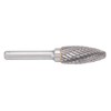 Double Cut Carbide Burr Rotary File Tree Shape Multipurpose for