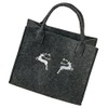 LaFiore24 Felt Bag, Felt Shopping Shopper, Women's Handbag, Festival, Dirndl,
