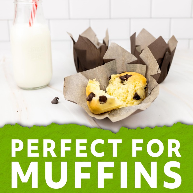 PaperChef - Parchment Tulip Baking Cups - Easy Release, Non-Stick