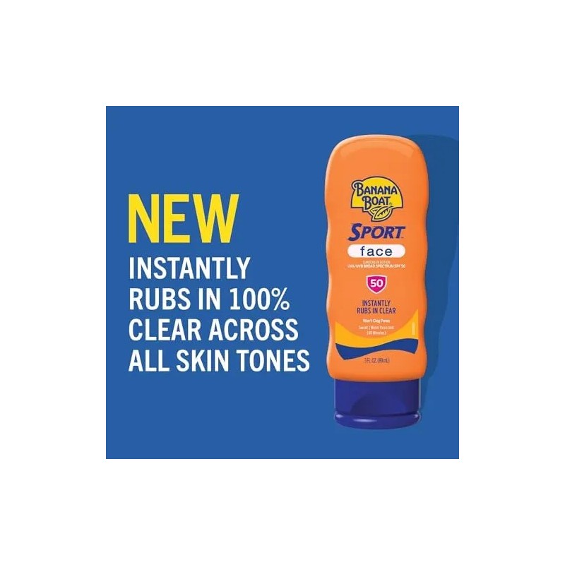 Protector Solar Deportivo Banana Boat Rostro Spf