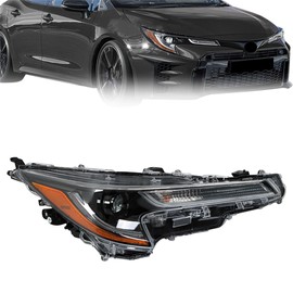 Thomletha Replacement for Toyota Corolla L LE 2023 Headlight Assembly Projector Right Side RH