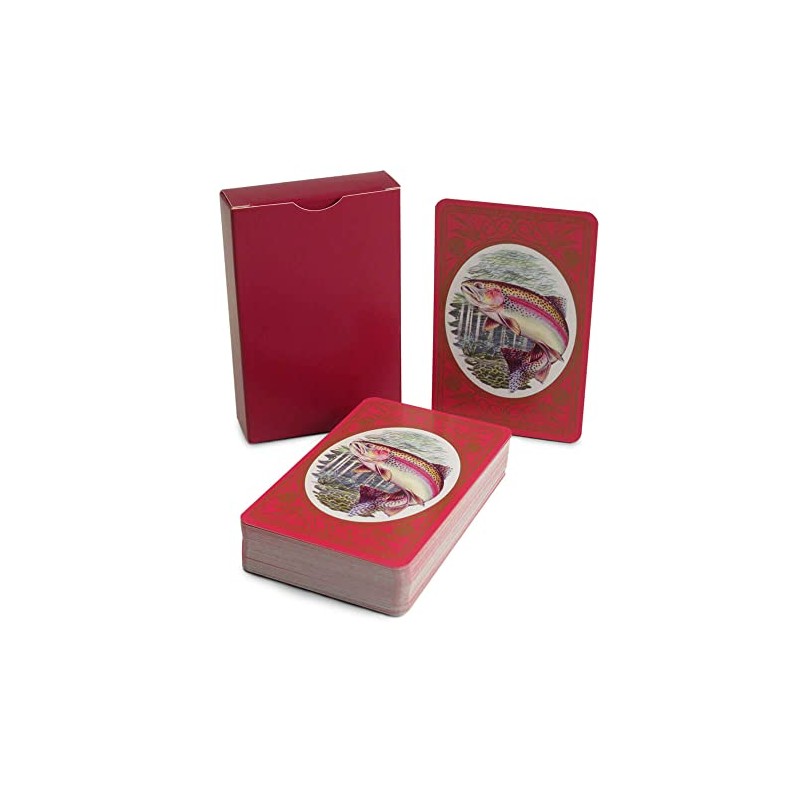Simon Lucas Bridge Supplies Rainbow Trout Playing Cards