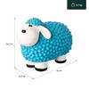 VERDOBA Mini Decorative Sheep for the Garden, Weatherproof - Blue