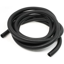 1/4 Inch Wire Loom Split Tubing - 16.5ft Cord Protector Electric Wires Covers, Automotive Wire Flexible Conduit, Plastic Wire Cover