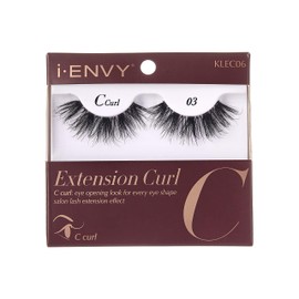 i-Envy False Eyelashes C Curl Natural Lashes Salon Lash Extension Effect