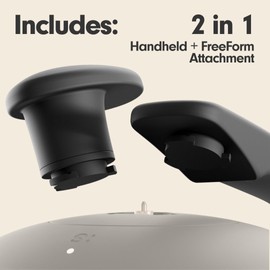 Sxnse Aura - Limpiador corporal de silicona – Exfoliador eléctrico de espalda y cuerpo para acné, pelos encarnados y KP – Depurador vibrante de ducha con mango – Cepillo de baño impermeable y