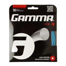 Gamma Io 18/1.18 mm 12.2 M Set Tennis String, Blue, S