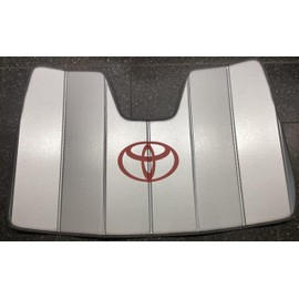 Toyota Corolla Cross Windshield Sunshade, Custom Fit with Storage Pouch, Silver