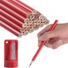 20 Pieces Carpenter's Pencils, Red Pencil, Construction Site, Construction Pencils,