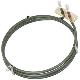 SPARES2GO 3 Turn Heater Element for DeLonghi Fan Oven Cookers (2200W)