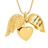 Cremation Jewellery Angel Wings Heart Urn Necklaces for Ashes Memorial