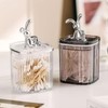 Transparent Creative Toothpick Holder,Large Capacity Toothpick Dispenser Plastic Toothpick Dispenser