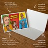 1 Funny Folding Card Farewell Card 18 x 12 cm