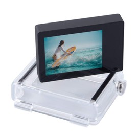 Suptig LCD Screen 2.0" LCD for BacPac Gopro Hero 4 Non-Touch Screen 3+3 Waterproof Back Door Black