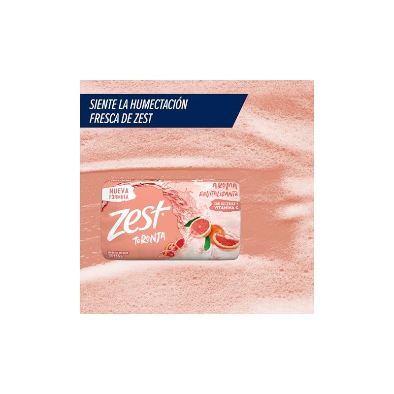 ZEST Jabón de tocador Toronja y Albahaca de 135 g