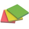 Q-Connect Quick Notes 38 x 51 mm Neon (3 Pack)