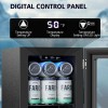 COWSAR Beverage Refrigerator 24-Can Mini Fridge,Small Adjustable Digital Thermostat