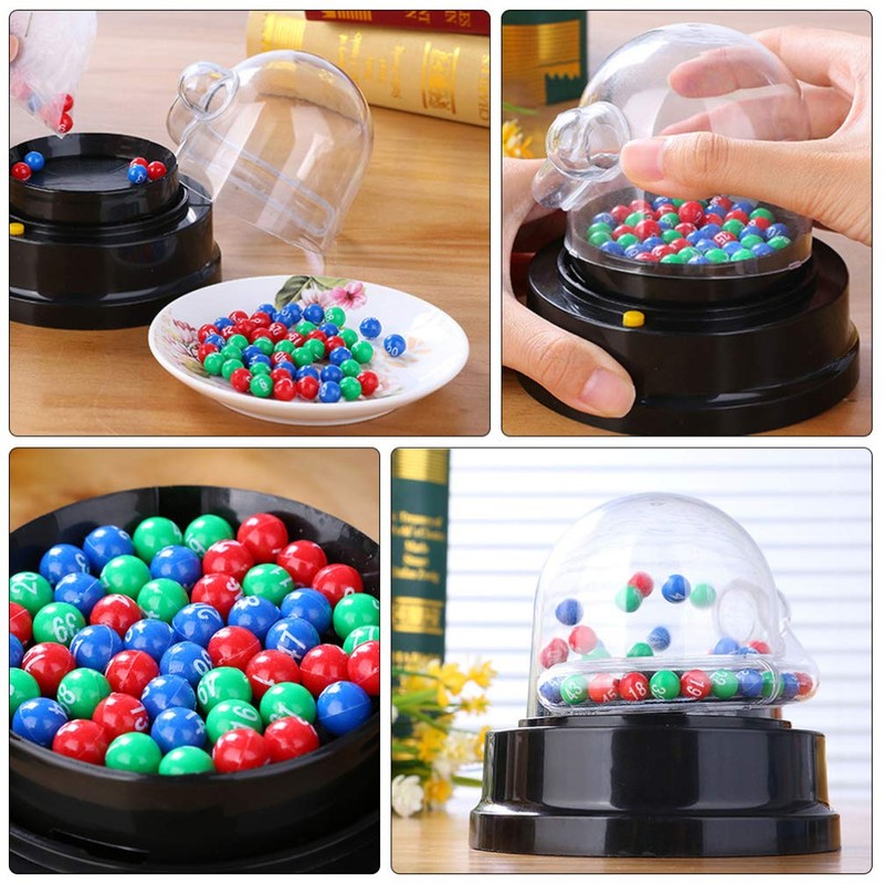 Electric Lotto Ball Machine - Electric Mini Machine Portable Bingo