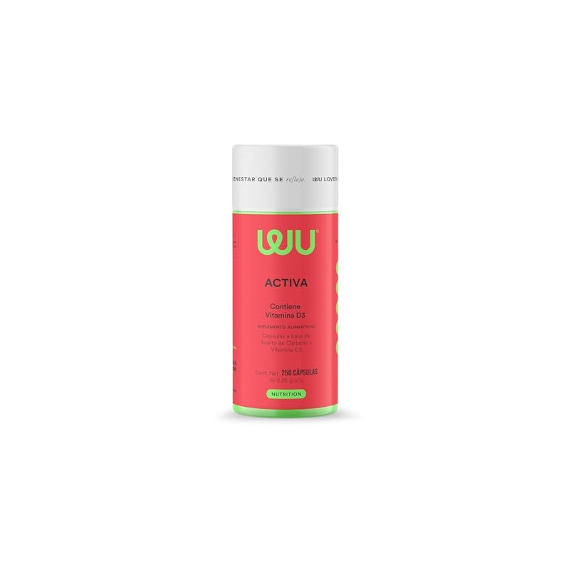 WU Nutrition ACTIVA Vitamina D3 400 UI + Aceite de