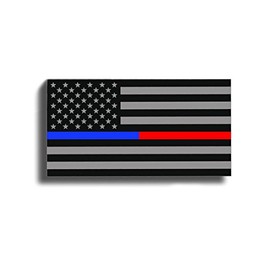 Blue Red Line American Flag Sticker Decal Lives Matter - Support Police Fireman EMS EMT USA