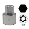 JEUCLEL 538 Wheel Locking Nut Key Compatible with VW VAG
