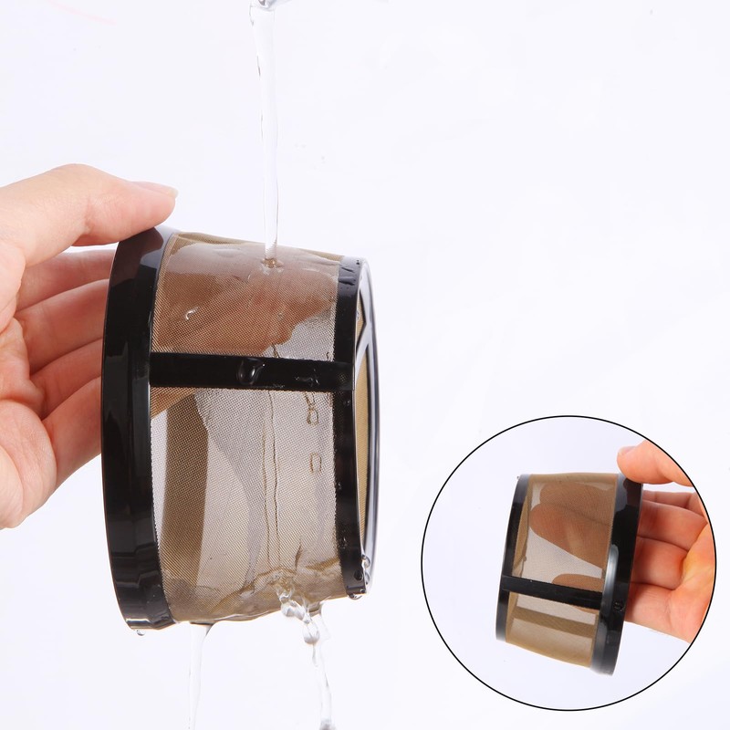 Reusable Coffee Filter for Mr. Coffee 10-12 Cup Basket-Style Coffeemakers（pack