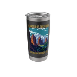 Garden of the Gods Colorado Springs CO USA Scenic Design Stainless Steel Insulated Tumbler