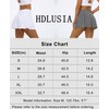 HDLUSIA Falda deportiva plisada elástica para mujer, para correr, golf,